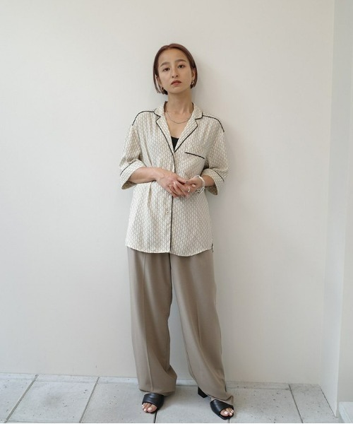 TODAYFUL  半袖シャツ TODAYFUL 「TODAYFUL」 半袖シャツ FREE ベージュ レディース