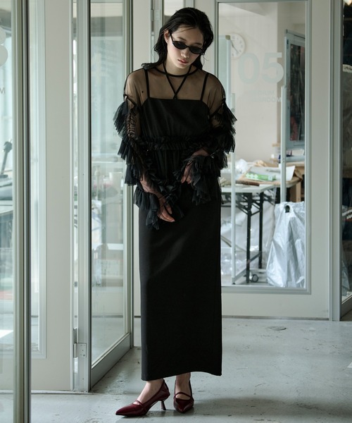 Ezick ドレス Elegant volume sleeves セットキャミドレス : ZOZOTOWN Ezick ドレス Elegant volume sleeves セットキャミドレス : ZOZOTOWN