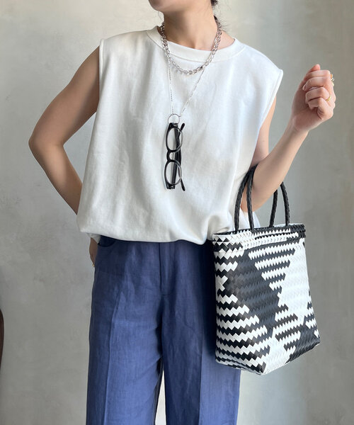 tシャツ スウェットタンクプルオーバー レディース
