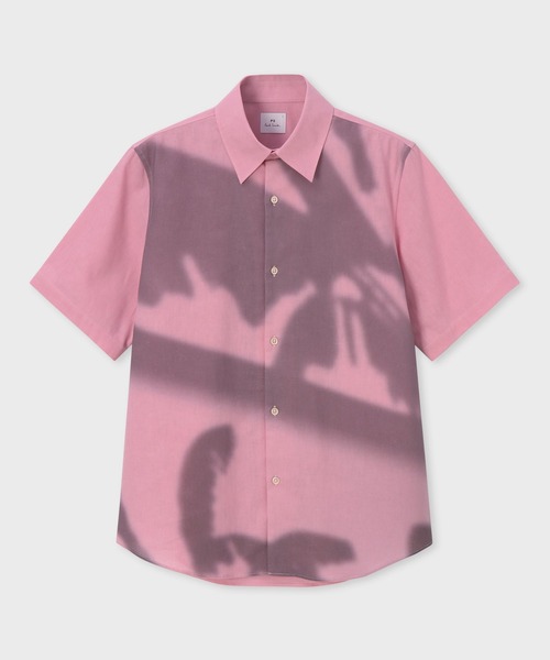PS Paul Smith シャツ 半袖 パームシャドウ 半袖シャツ / 152315 394Z