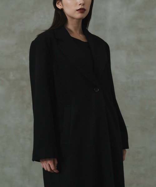 「LEANN MOMENT」 チェスターコート SMALL ブラック レディース_画像2