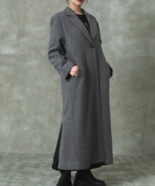 「LEANN MOMENT」 チェスターコート SMALL ブラック レディース_画像3