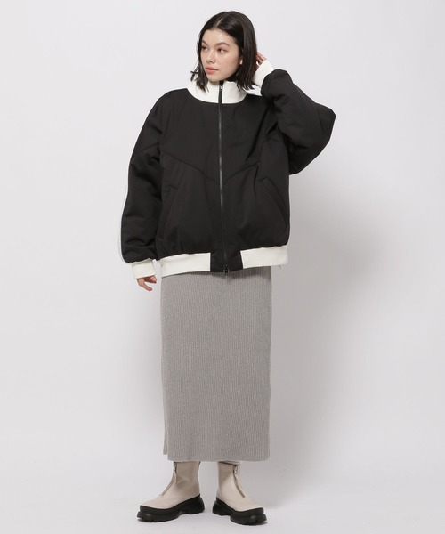 「niko and...」 ブルゾン FREE ブラック レディース_画像9