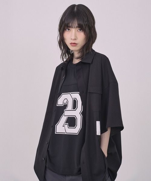 Nora Lily（ノラリリー） シャツ 半袖 「Nora Lily」Echo Solid S/S