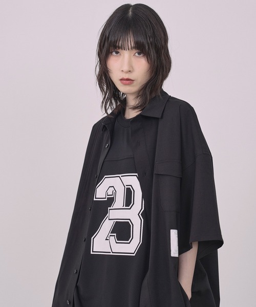 Nora Lily（ノラリリー） シャツ 半袖 「Nora Lily」Echo Solid S/S