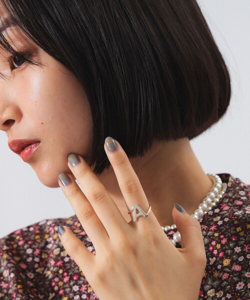 BEAMS BOY（ビームス ボーイ） 指輪 リング シルバー925 イニシャル