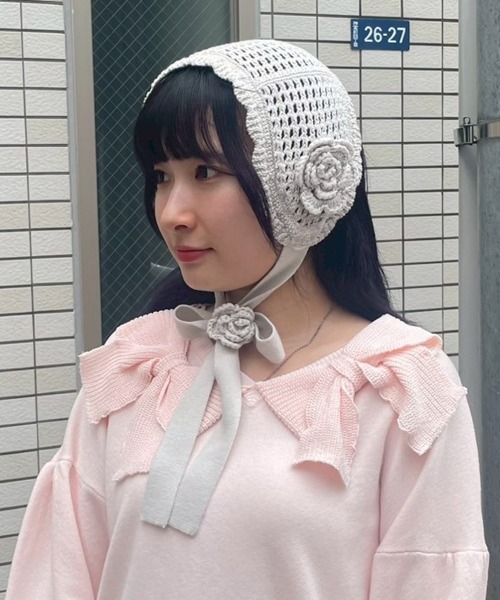 Candy Stripper（キャンディーストリッパー） FLOWER KNIT HEAD ドレス