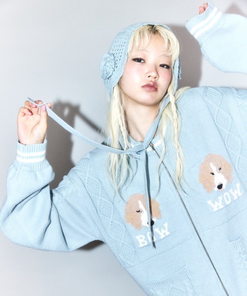 Candy Stripper（キャンディーストリッパー） FLOWER KNIT HEAD ドレス