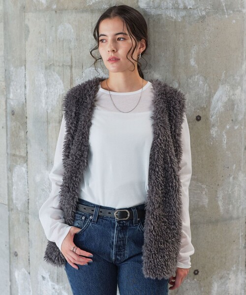 シアーロングスリーブT シャツ green label relaxing（グリーンレーベルリラクシング） tシャツ