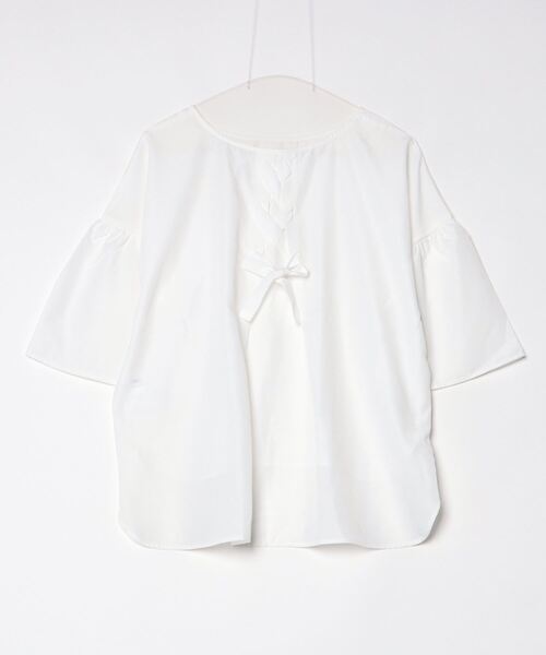 「OLIVE des OLIVE」 半袖ブラウス M ホワイト レディース_画像2