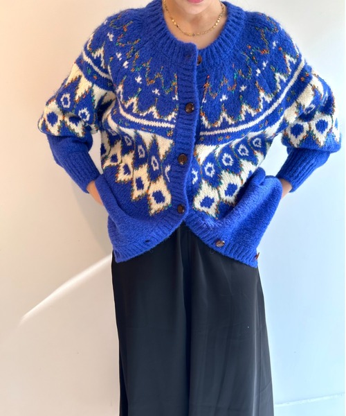 GREEN BUTTER（グリーンバター） ニット セーター ALPACA NORDIC