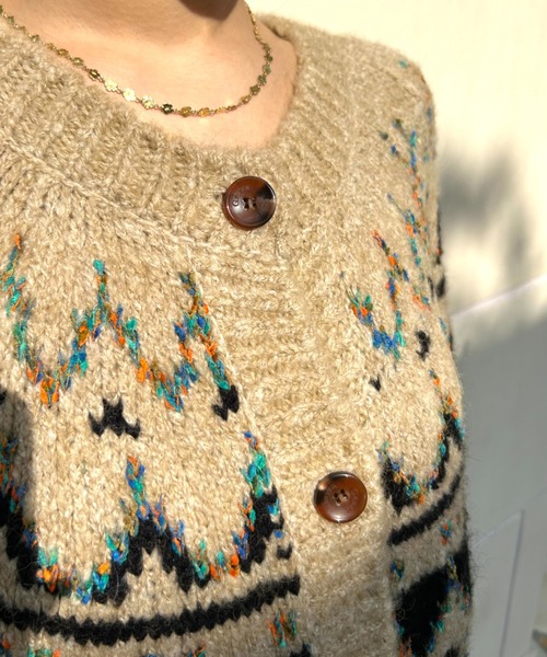 GREEN BUTTER（グリーンバター） ニット セーター ALPACA NORDIC