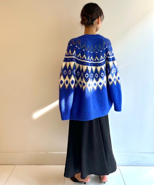 GREEN BUTTER（グリーンバター） ニット セーター ALPACA NORDIC