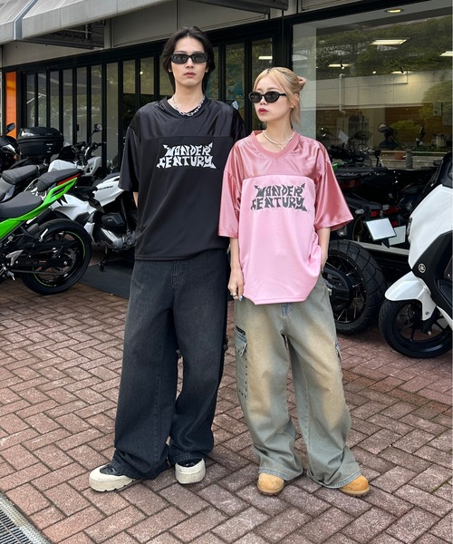 「sedacle」 半袖Tシャツ LARGE ピンク メンズ
