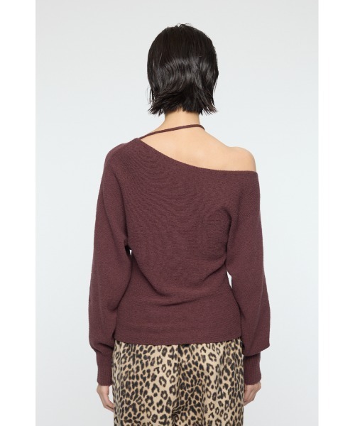 MOUSSY（マウジー） ニット セーター ONE SHOULDER ニットトップス 冬