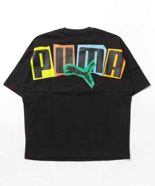 「PUMA」 半袖Tシャツ LARGE ブラック メンズ