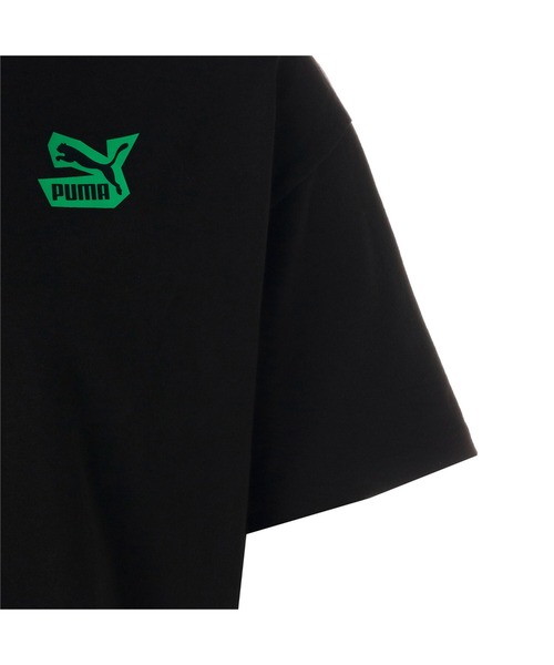 「PUMA」 半袖Tシャツ LARGE ブラック メンズ