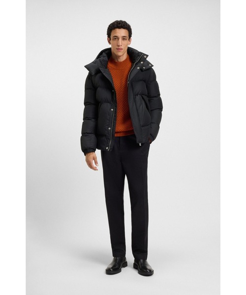 BOSS（HUGO BOSS） コート ジャケット はっ水ジャケット ロゴパッチ