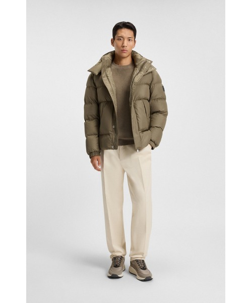 BOSS（HUGO BOSS） コート ジャケット はっ水ジャケット ロゴパッチ