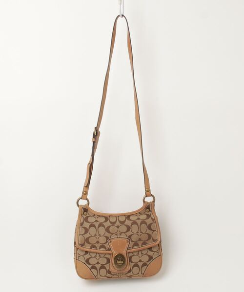 Coach ショルダーバッグ ベージュ/ブラウン Coach ショルダーバッグ ベージュ/ブラウン - メルカリ