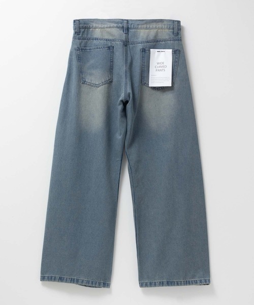 regleam カーブワイドデニム新品未使用（Mサイズ） regleam カーブワイドデニム オフ M - メルカリ