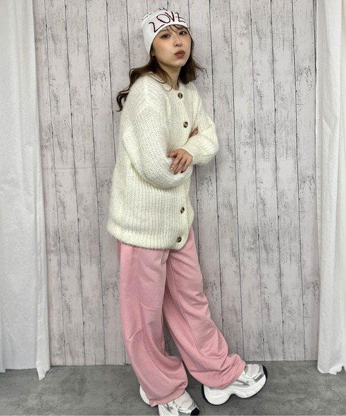 年末特価！　マーク&ロナ ウォーム軽量・伸縮ストレッチスリムパンツ　オフホワイト ミズノ直営限定／ミズノプロ】強伸 ストレッチパンツ／ストレート