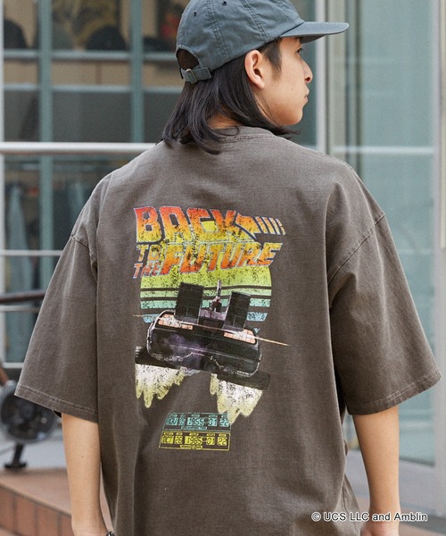 MONO-MART（モノマート） 半袖Tシャツ M ダークブラウン メンズ