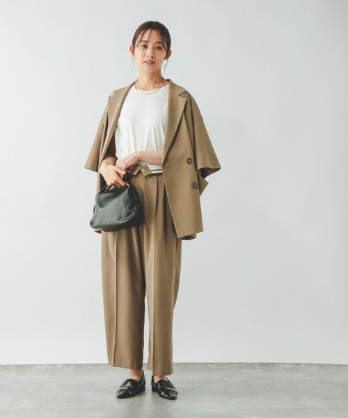 「GLOBAL WORK」 ノースリーブトップス MEDIUM オフホワイト レディース_画像2