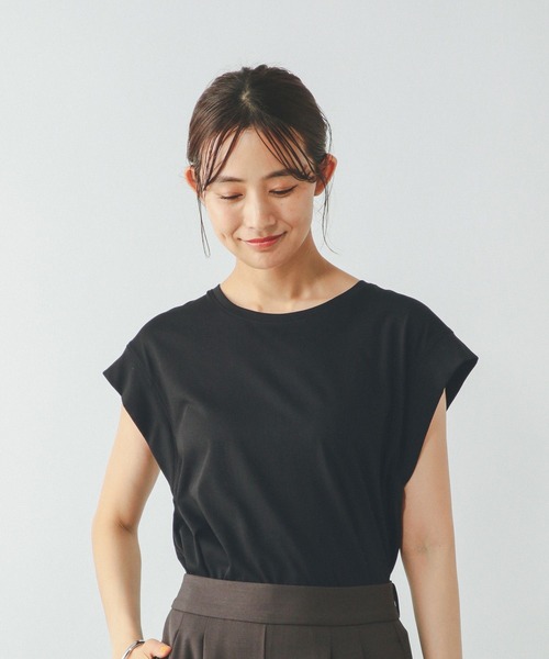 「GLOBAL WORK」 ノースリーブトップス MEDIUM オフホワイト レディース_画像8