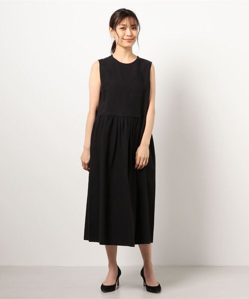 LE GLAZIK（ルグラジック） ノースリーブワンピース 36 グレー