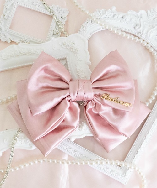 ReAmour ヘアクリップ ビッグリボンバレッタ : ZOZOTOWN Yahoo!店