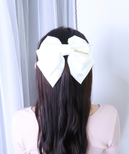 ReAmour ヘアクリップ ビッグリボンバレッタ : ZOZOTOWN Yahoo!店
