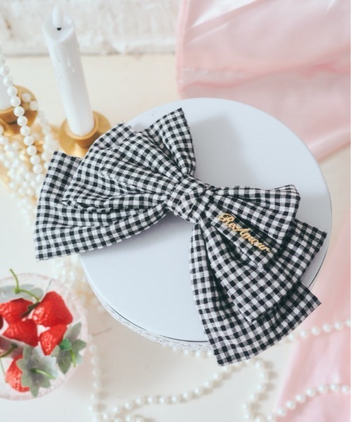 ReAmour ヘアクリップ ビッグリボンバレッタ : ZOZOTOWN Yahoo!店
