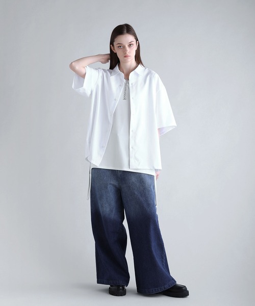 「SOCCE」 半袖シャツ M ホワイト メンズ_画像7