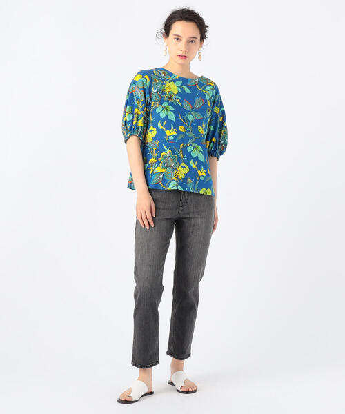 「SOULEIADO」 半袖ブラウス 36 イエロー系その他 レディース_画像4