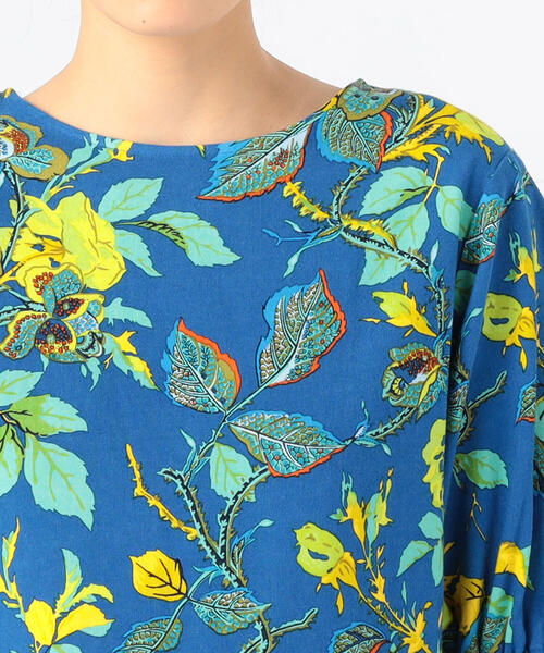 「SOULEIADO」 半袖ブラウス 36 イエロー系その他 レディース_画像9