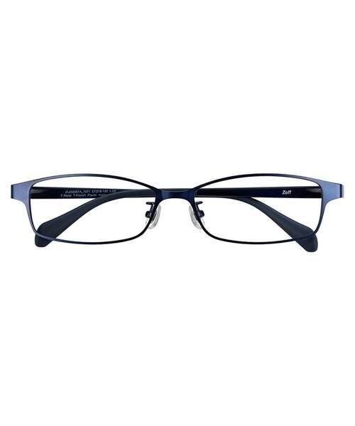 Zoff（ゾフ） 伊達メガネ メガネ 眼鏡 スクエア型 メガネ｜横長 メタル