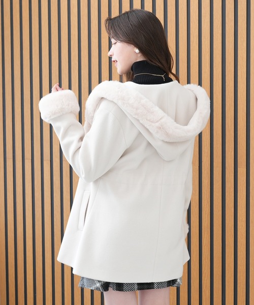 ASTORIA ODIER（アストリアオディール） コート アウター フードファー