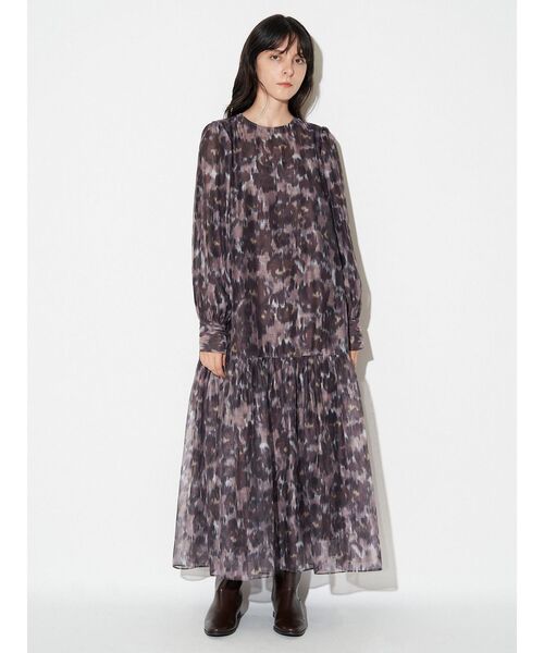 ELENDEEK（エレンディーク） ワンピース ブラードプリントワンピース