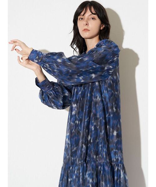 ELENDEEK（エレンディーク） ワンピース ブラードプリントワンピース