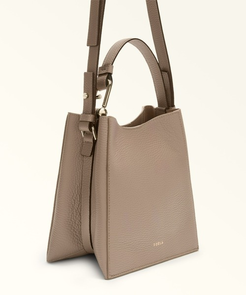 FURLA NUVOLA フルラ ヌヴォラ バケットバッグ シボ革 購入証明書付 FURLA（フルラ） ショルダーバッグ バッグ ヌヴォラ (Furla Nuvola