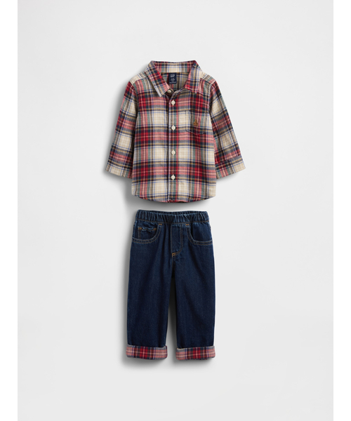 GAP（ギャップ） セットアップ フランネル＆デニム コーデセット 