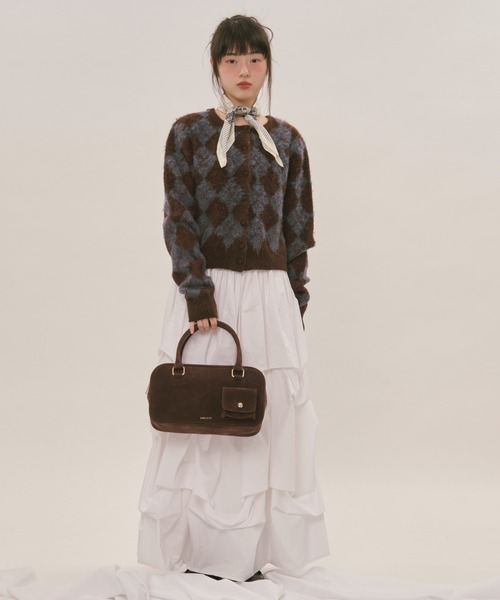 loin nuit ロング スカート 夏 tuck design volume skirt / タック
