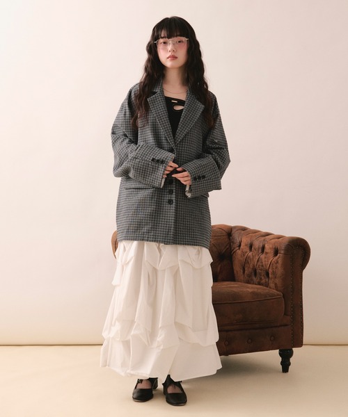 loin nuit ロング スカート 夏 tuck design volume skirt / タック loin nuit ロング スカート 夏 tuck design volume skirt / タック