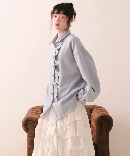 loin nuit ロング スカート 夏 tuck design volume skirt / タック