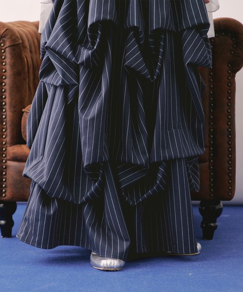 loin nuit スカート tuck design volume skirt / タックデザイン