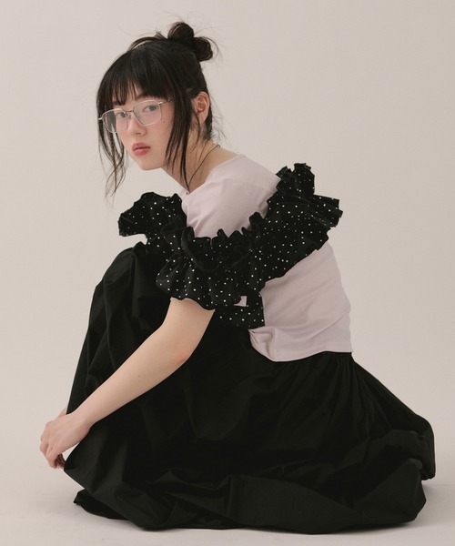 loin nuit スカート tuck design volume skirt / タックデザイン