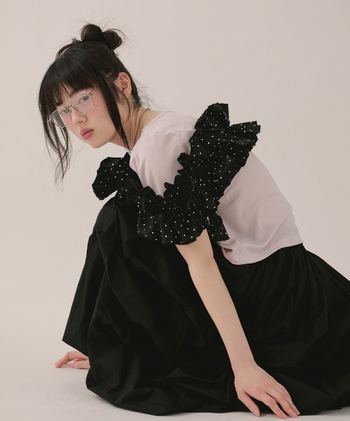 loin nuit スカート tuck design volume skirt / タックデザイン