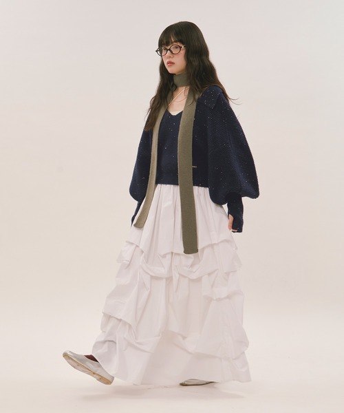 れ*ん様 loin nuit タックデザインボリュームスカート tuck design volume skirt / タックデザインボリュームスカート