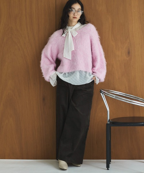 DOUX ARCHIVES（ドゥアルシーヴ） ニット セーター 毛がき2WAYニット